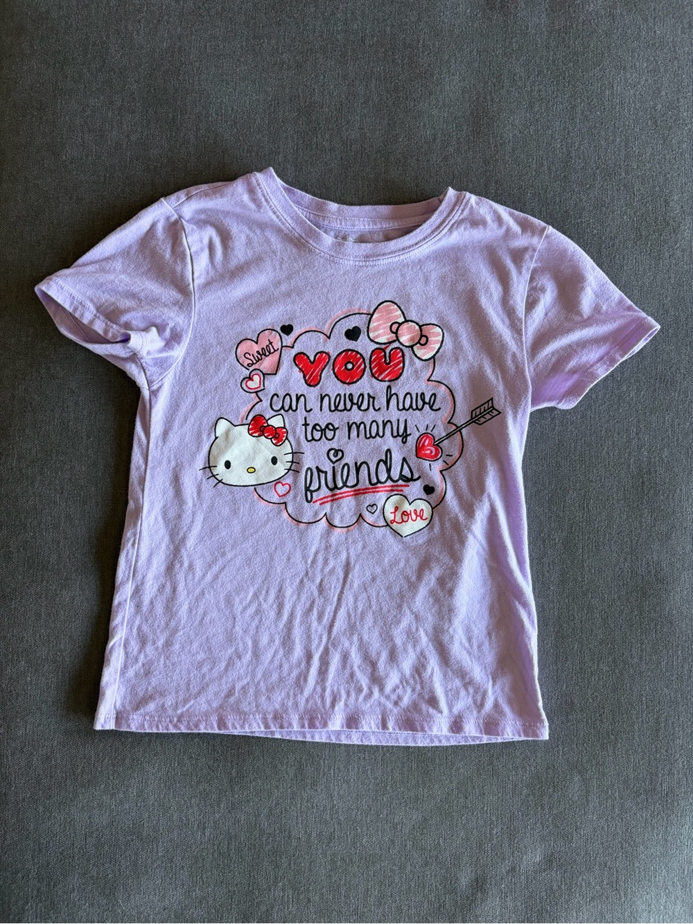 Sanrio Light Purple Hello Kitty Graphic Tee